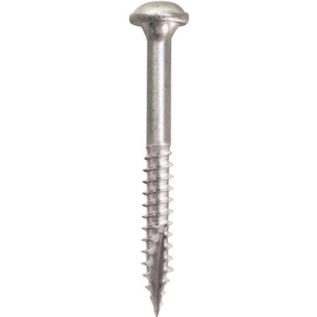 KREG Self-Drilling Screw, 1-1/4 in, Zinc Plated Steel Maxiloc Head Square Drive SML-F125 - 500